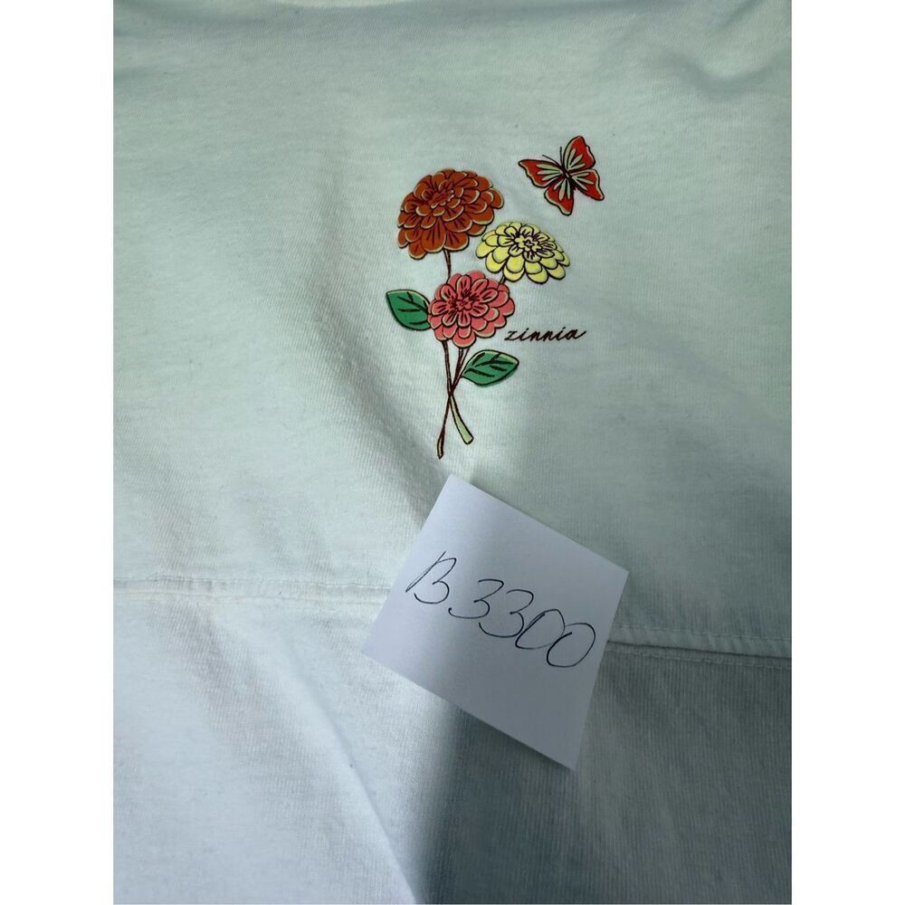 Disney Epcot Sweatshirt Womens Flower Garden Festival Ombre Grow Green Sz S - Picture 16 of 16